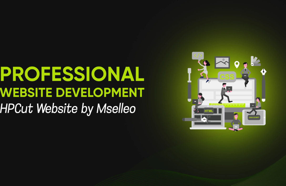 Professional Website Development: HPCut Website by Mselleo